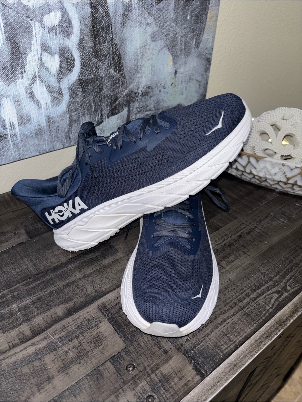 HOKA Arahi 7 running shoes MENS SZ 10D - Picture 8 of 13